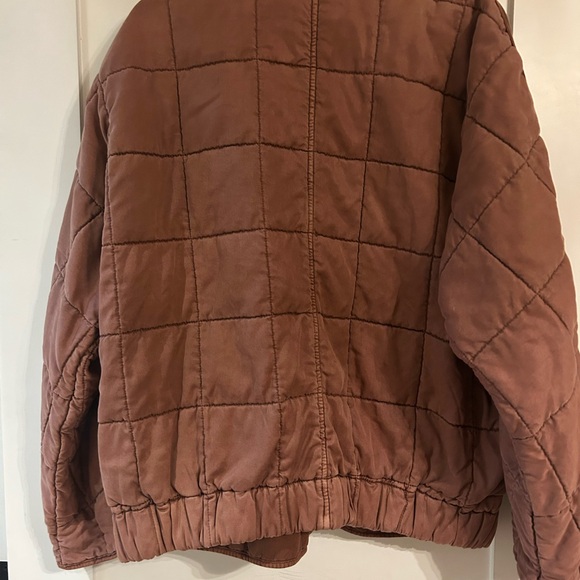 Brown Quilted Jacket - Picture 3 of 4